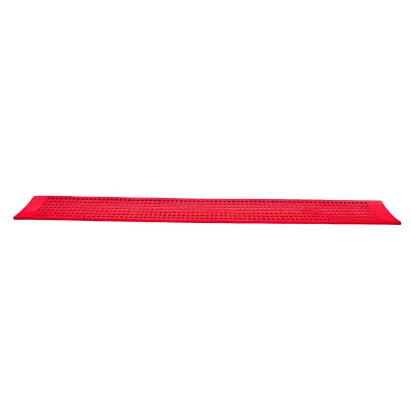 Polyurethane flip-flow screen panel edge and side profile