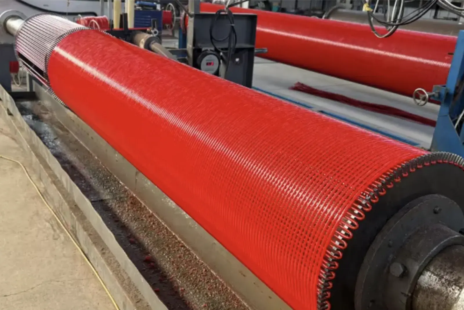 Polyurethane screen panel production process in the Qingdao workshop